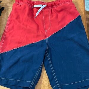 Boys lands end swim Trunks euc